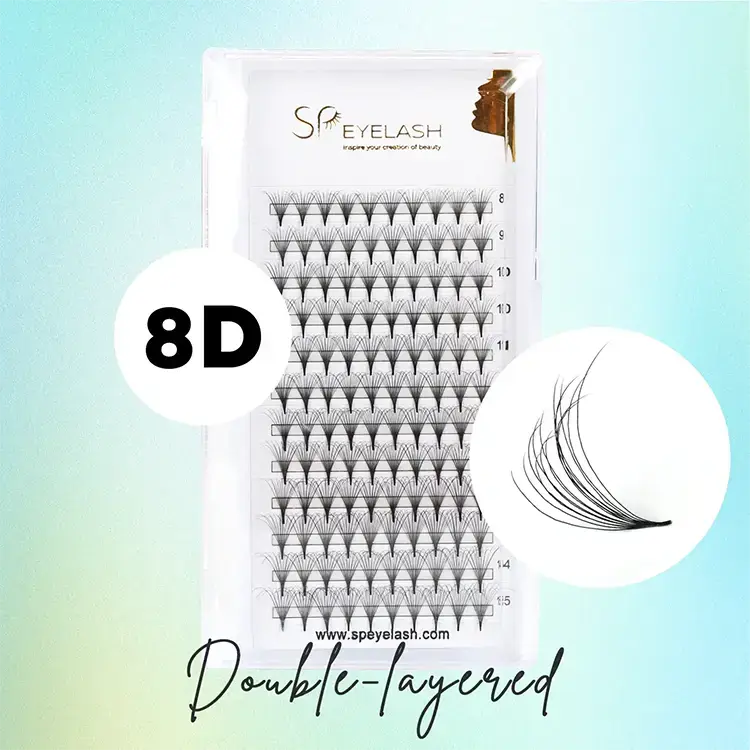 8D Double Camellia promaad fännid